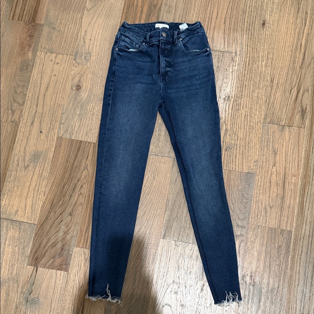 Good American Deep Indigo Skinny Jeans